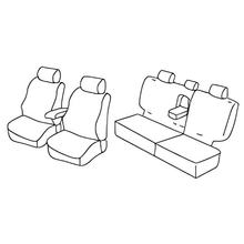 Sitzbezüge Lampa Set Superior - Nocciola - kompatibel für Mitsubishi Pajero 5p (04/00>10/06)