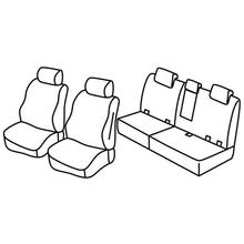 Sitzbezüge Lampa Set Superior - Nocciola - kompatibel für Mercedes ML (10/11>12/15)