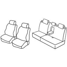 Sitzbezüge Lampa Set Superior - Nocciola - kompatibel für Mercedes ML (07/05>12/15)