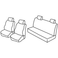Sitzbezüge Lampa Set Superior - Nocciola - kompatibel für Mercedes Classe G (09/08>01/18)