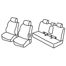Sitzbezüge Lampa Set Superior - Nocciola - kompatibel für Mercedes Classe E 4p (03/09>06/16)