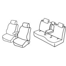 Sitzbezüge Lampa Set Superior - Nocciola - kompatibel für Mercedes Classe B (10/11>01/19)