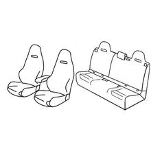 Sitzbezüge Lampa Set Superior - Nocciola - kompatibel für Mercedes Classe A 5p (10/12>09/15)