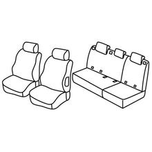 Sitzbezüge Lampa Set Superior - Nocciola - kompatibel für Mercedes Classe A 5p (09/04>09/12)