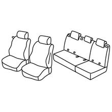 Sitzbezüge Lampa Set Superior - Nocciola - kompatibel für Mercedes Classe A 5p (09/04>09/12)
