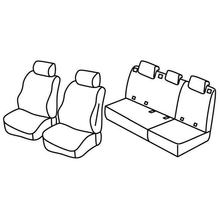 Sitzbezüge Lampa Set Superior - Nocciola - kompatibel für Mercedes Classe A 5p (09/04>09/12)