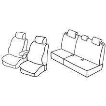 Sitzbezüge Lampa Set Superior - Nocciola - kompatibel für Mazda 6 4p (04/08>12/12)