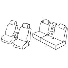 Sitzbezüge Lampa Set Superior - Nocciola - kompatibel für Mazda 6 4p (04/08>12/12)