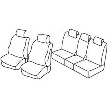 Sitzbezüge Lampa Set Superior - Nocciola - kompatibel für Mazda 5 5p (08/05>10/10)