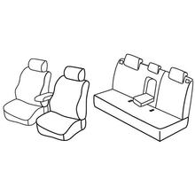 Sitzbezüge Lampa Set Superior - Nocciola - kompatibel für Kia Sportage (09/10>02/16)