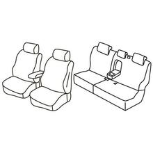 Sitzbezüge Lampa Set Superior - Nocciola - kompatibel für Jeep Grand Cherokee (05/13>11/16)