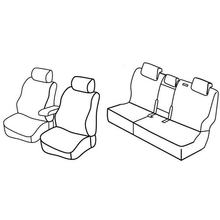 Sitzbezüge Lampa Set Superior - Nocciola - kompatibel für Hyundai Santa Fe (10/12>10/18)