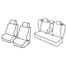 Potahy Lampa Set Superior - Nocciola - kompatibilní pro Hyundai i40 Wagon (07/11>08/19)