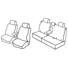 Stoelhoezen Lampa Set Superior - Nocciola - geschikt voor Honda CR-V (10/12>10/18)