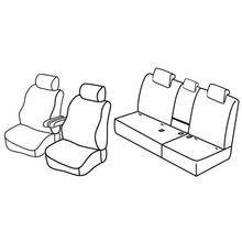Potahy na sedadla Lampa Set Superior - Nocciola - kompatibilní pro Honda CR-V (01/07>09/12)