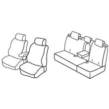 Potahy sedaček Lampa Set Superior - Nocciola - kompatibilní pro Honda Civic 5p (02/12>02/15)