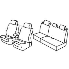 Potahy Lampa Set Superior - Nocciola - kompatibilní pro Ford Focus 5p (03/11>05/18) - Ford Focus Wagon (06/11>05/18)