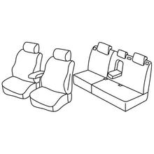 Potahy Lampa Set Superior - Nocciola - kompatibilní pro Ford Focus 5p (03/11>05/18) - Ford Focus Wagon (06/11>05/18)