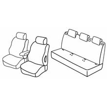 Potahy Lampa Set Superior - Nocciola - kompatibilní pro Citroen Nemo 5p (12/08>03/14) - Fiat Qubo 5p (09/08>05/16) - Peugeot Bipper Tepee (03/09>12/17)