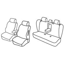 Potahy sedadel Lampa Set Superior - Nocciola - kompatibilní pro Bmw X3 (F25) (11/10>07/17)