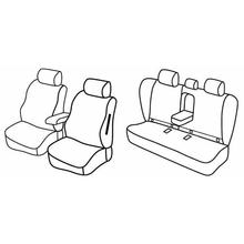 Seat Covers Lampa Set Superior - Hazelnut - compatible for Bmw Series 3 (E90) (03/05>01/12)