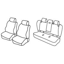 Stoelhoezen Lampa Set Superior - Nocciola - compatibel voor Bmw Serie 3 Touring (E46) (09/99>08/05)