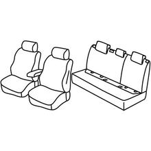 Sitzbezüge Lampa Set Superior - Nocciola - kompatibel für Audi A3 Sportback (11/12>07/16)