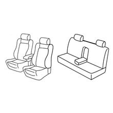 Seat Covers Lampa Set Superior - Hazelnut - compatible with Alfa Romeo 156 4p (10/97>05/03)