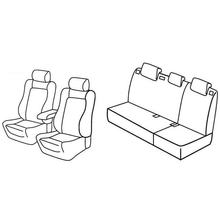 Stoelhoezen Lampa Set Superior - Nocciola - geschikt voor Volkswagen Polo 5p (05/14>09/17)