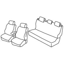 Potahy sedaček Lampa Set Superior - Nocciola - kompatibilní pro Volkswagen Polo 5p (09/09>09/17)