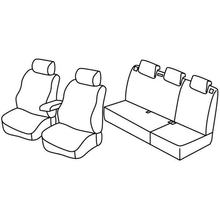 Sitzbezüge Lampa Set Superior - Nocciola - kompatibel für Volkswagen Polo 5p (09/09>04/14)