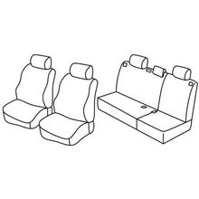 Sitzbezüge Lampa Set Superior - Nocciola - kompatibel für Volkswagen Polo 5p (11/01>08/09)