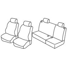 Sitzbezüge Lampa Set Superior - Nocciola - kompatibel für Volkswagen Polo 5p (11/01>08/09)