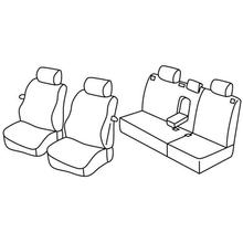 Stoelhoezen Lampa Set Superior - Nocciola - compatibel voor Volkswagen Polo 3-deurs (11/01>08/09)