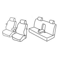 Seat Covers Lampa Set Superior - Hazelnut - compatible with Volkswagen New Beetle (04/99>10/11)