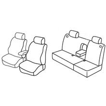 Stoelhoezen Lampa Set Superior - Nocciola - geschikt voor Volkswagen Golf IV Variant (04/99>05/06)
