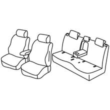 Seat Covers Lampa Set Superior - Hazelnut - compatible for Suzuki S-Cross (09/13>)