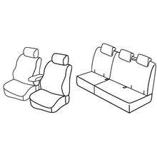 Potahy sedadel Lampa Set Superior - Nocciola - kompatibilní pro Renault Kangoo 5p (02/08>05/21)