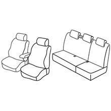 Coprisedili Lampa Set Superior - Nocciola - compatibili per Renault Kangoo 5p (01/97>01/08)