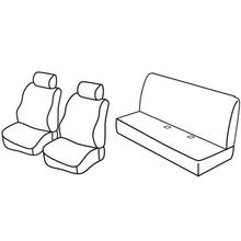 Coprisedili Lampa Set Superior - Nocciola - compatibili per Renault Kangoo 5p (01/97>01/08)