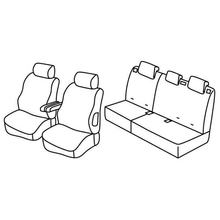 Coprisedili Lampa Set Superior - Nocciola - compatibili per Peugeot 307 5p (06/01>08/07)