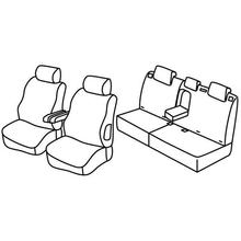 Coprisedili Lampa Set Superior - Nocciola - compatibili per Peugeot 307 5p (06/01>08/07)