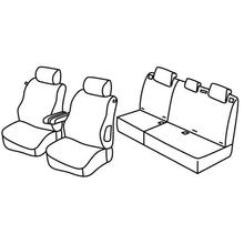 Coprisedili Lampa Set Superior - Nocciola - compatibili per Peugeot 307 3p (06/01>08/07)