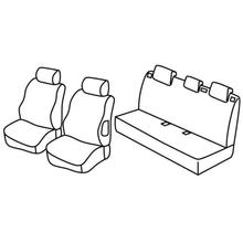 Coprisedili Lampa Set Superior - Nocciola - compatibili per Peugeot 207 5p (05/06>11/12) - Peugeot 207 Plus 5p (02/13>08/14)