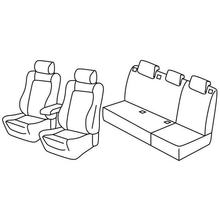 Coprisedili Lampa Set Superior - Nocciola - compatibile per Opel Astra J Sports Tourer (11/10>02/16)
