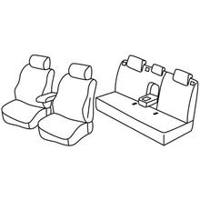 Coprisedili Lampa Set Superior - Nocciola - compatibili per Opel Astra J 5p (11/12>10/15)