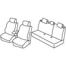 Coprisedili Lampa Set Superior - Nocciola - compatibili per Opel Astra J 5p (01/10>10/15)