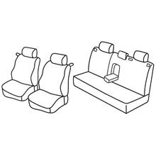 Coprisedili Lampa Set Superior - Nocciola - compatibili per Opel Astra G 3p (11/00>03/05)
