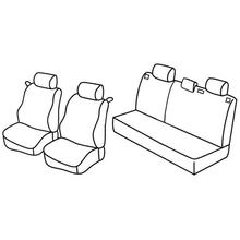 Coprisedili Lampa Set Superior - Nocciola - compatibili per Opel Astra G 3p (11/00>03/05)
