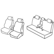 Coprisedili Lampa Set Superior - Nocciola - compatibili per Nissan Note (10/13>10/17)